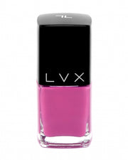 Ultra rich and creamy, high shine, smooth finish and is a superior long wear formula. Manicure quality in 1-2 coats. 10 toxin free formula. Use LVX Gel Top Coat for an ultra high shine finish. Luxury cruelty-free and vegan nail polish inspired by high fashion. Lasts up to two weeks  Orchid Nail Lacquer