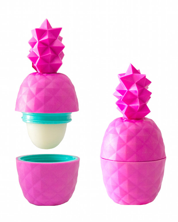 Pink Rebel Rose Geometric Pineapple Lip Balm-Mango/Strawberry-Skincare-Source Organics