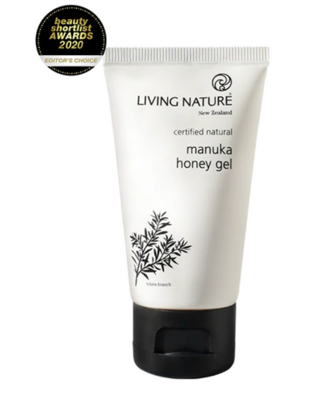 Living Nature’s certified natural Manuka Honey Gel is an effective, soothing gel for blemish-prone skin and trouble spots.