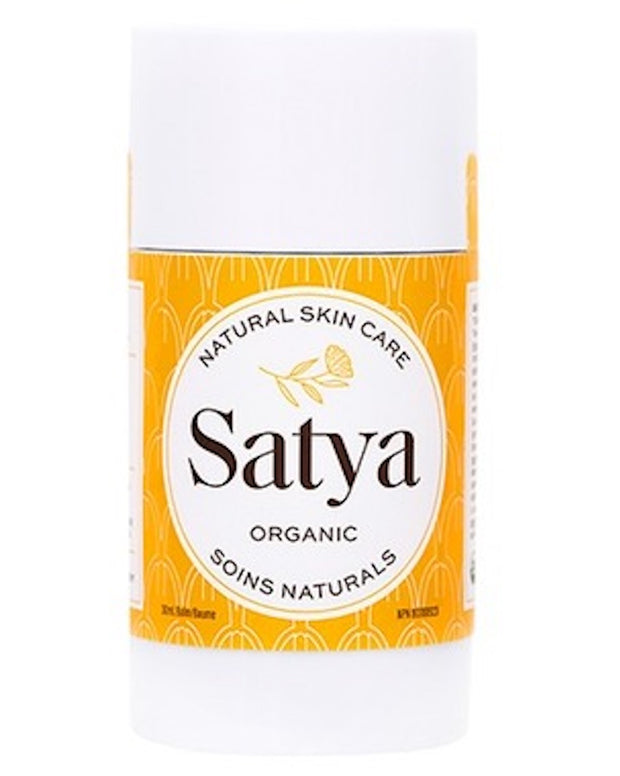 Relieve skin inflammation, itching and irritation. Satya helps retain moisture, reduce flaking, cracking, roughness and restore suppleness to dry, damaged skin. Ideal for: eczema, dermatitis, psoriasis, burns, rash, chafing, chapping, insect bites and wound healing. 50ml stick. Natural, cruelty-free with organically sourced ingredients.