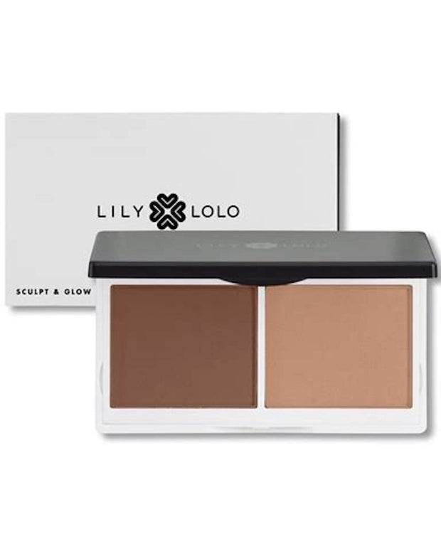 Lily Lolo Sculpt & Glow Contour Duo: Meet the totally foolproof trick to glowing skin, enviable contours and sky-high cheekbones. Sculpt & Glow Contour Duo gives nature a helping hand, creating a flawless, beautifully defined and contoured canvas and casting your features in their best light.