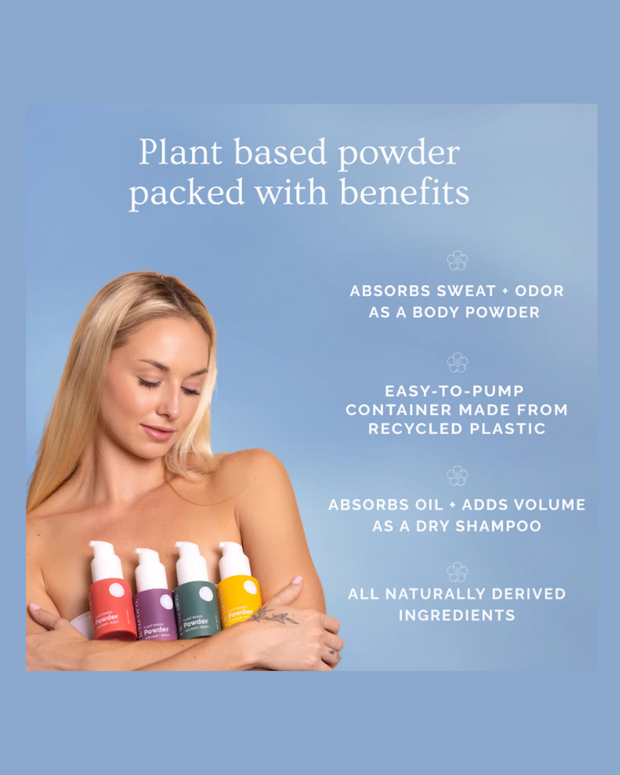 Plant Based Hair + Body Powder - Sweet Surrender