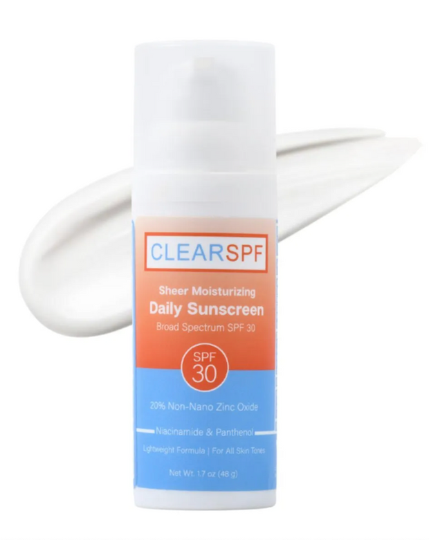 SPF 30, Clear UVA/UVB protection for healthy skin. Anti-Aging Skincare.