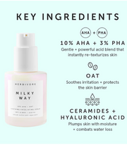 MILKY WAY 10% AHA + Oat Soothing Exfoliating Serum