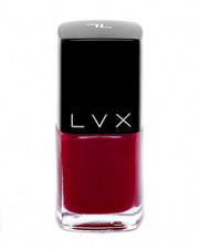 Ultra rich and creamy, high shine, smooth finish and is a superior long wear formula. Manicure quality in 1-2 coats. 10 toxin free formula. Use LVX Gel Top Coat for an ultra high shine finish. Luxury cruelty-free and vegan nail polish inspired by high fashion. Lasts up to two weeks . Sanguine Nail Lacquer
