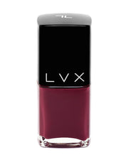 Ultra rich and creamy, high shine, smooth finish and is a superior long wear formula. Manicure quality in 1-2 coats. 10 toxin free formula. Use LVX Gel Top Coat for an ultra high shine finish. Luxury cruelty-free and vegan nail polish inspired by high fashion. Lasts up to two weeks  Bordeaux