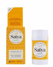 Great alternative to steroid cream. Relieving skin inflammation, itching and irritation. Satya helps retain moisture, reduce flaking, cracking, roughness and restore suppleness to dry, damaged skin. Ideal for: eczema, dermatitis, psoriasis, burns, rash, chafing, chapping, insect bites and wound healing. Natural, cruelty-free with USDA Certified organic ingredients. Organic Eczema Relief 50 ml