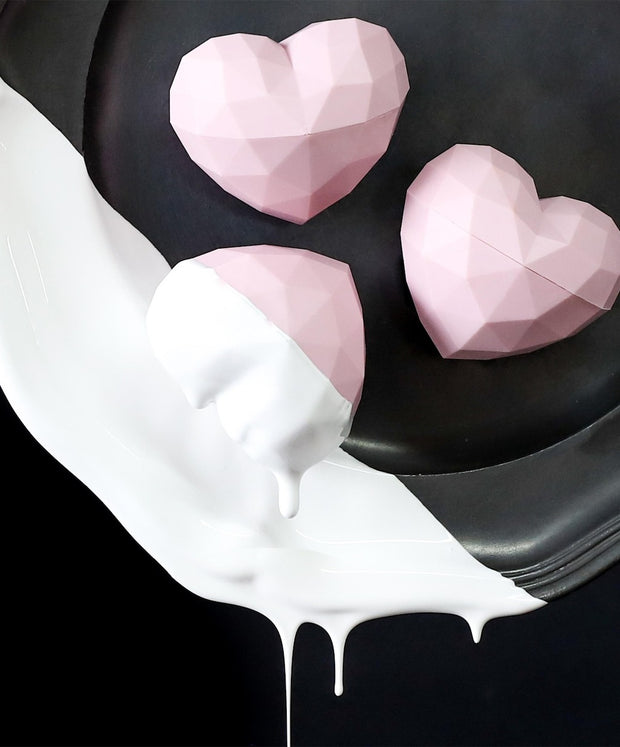 Pink Geometric Heart Shaped Lip Balm-Wildberry-Skincare-Source Organics