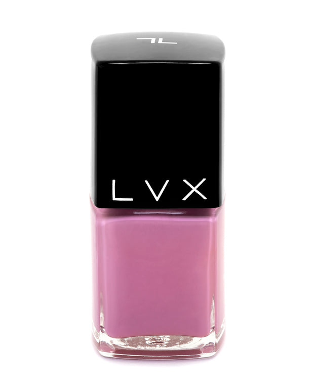 Ultra rich and creamy, high shine, smooth finish and is a superior long wear formula. Manicure quality in 1-2 coats. 10 toxin free formula. Use LVX Gel Top Coat for an ultra high shine finish. Luxury cruelty-free and vegan nail polish inspired by high fashion. Lasts up to two weeks  Baie Nail Lacquer