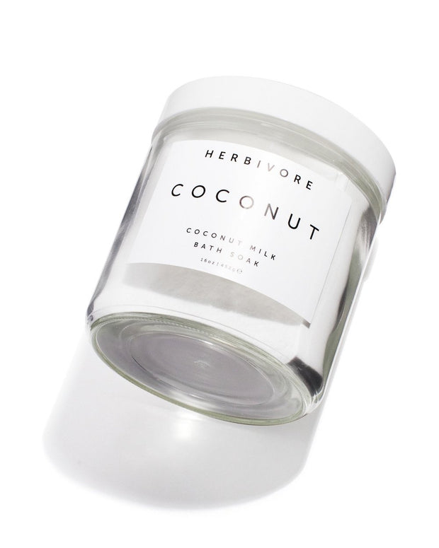 Deeply hydrating organic coconut milk is the base of this luxurious, relaxing and indulgent bath soak. Leaves skin feeling moisturized and silky-soft. Suitable for all skin types. Natural, vegan, cruelty-free with organically sourced ingredients.