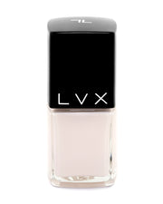 Ultra rich and creamy, high shine, smooth finish and is a superior long wear formula. Manicure quality in 1-2 coats. 10 toxin free formula. Use LVX Gel Top Coat for an ultra high shine finish. Luxury cruelty-free and vegan nail polish inspired by high fashion. Lasts up to two weeks  Lace Nail Lacquer