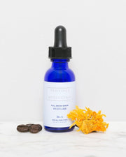 All natural brow serum to fortify hair and encourage fuller looking brows.