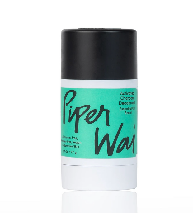 Natural Deodorant Sticks by PiperWai are made without Aluminum for men and women. Vegan, Cruelty-free, Paraben-free. Contains Natural Original Activated Charcoal.