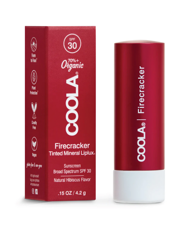 Coola |Nourish and protect with SPF 30 lip balm. Add a hint of natural-looking tint while protecting your pout. 
