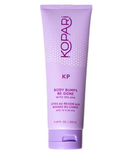 A gentle-yet-effective vegan body scrub treatment that reduces the appearance of dry, rough patches and tiny bumps, known as Keratosis Pilaris (KP).