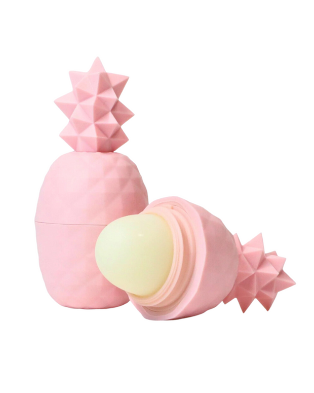Pink Rebel Rose Geometric Pineapple Lip Balm- 2 Flavours
