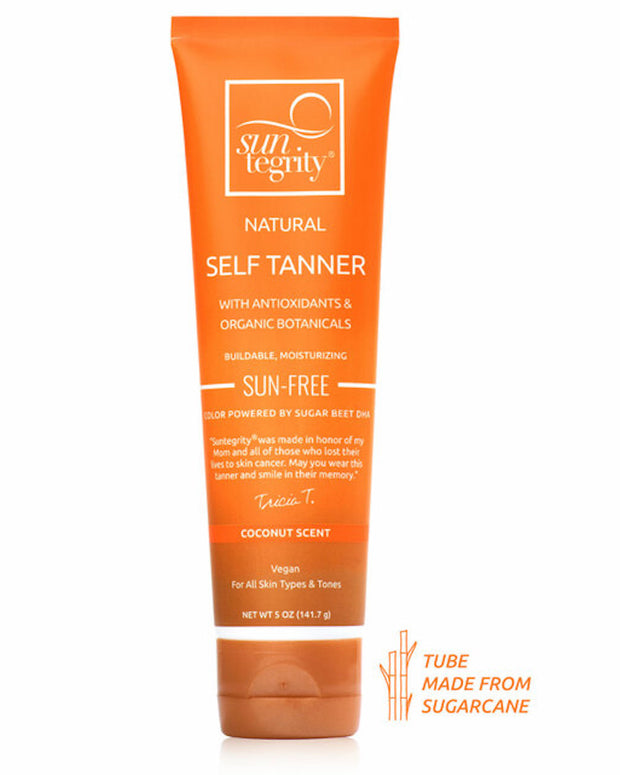 A self tanner that not only smells heavenly, but is actually good for you! Suntegrity has changed the way you tan by infusing botanical extracts (including Goji, Acai, Mangosteen, & Noni), hydrating organic oils, nourishing vitamin E, and youth promoting antioxidants into a luxurious sunless tanning lotion .
