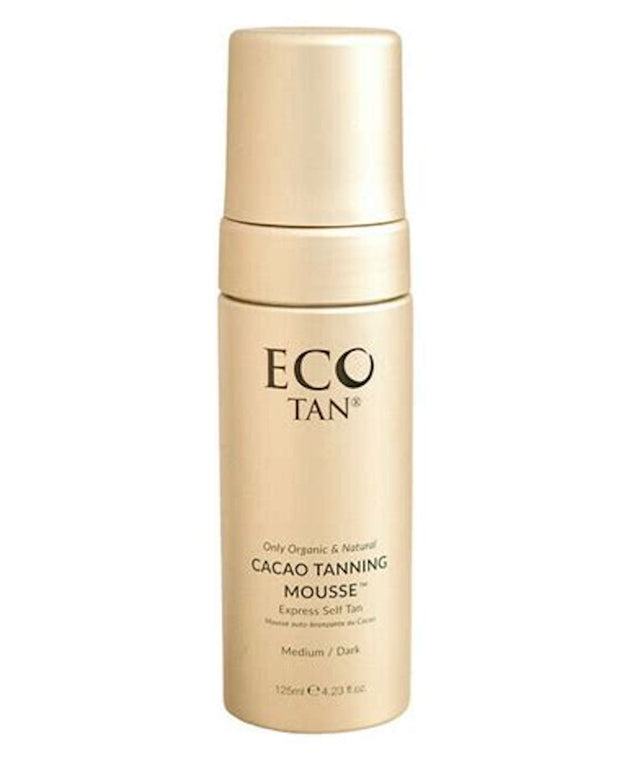 Cacao Self-Tanning Mousse is perfect for you. It will give you a luxurious deep, Earth bronze tone. It’s non-sticky, smells amazing, dries instantly and is never orange