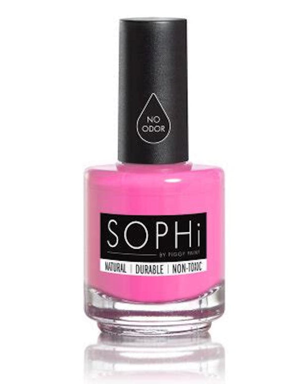 A natural nail polish that is non-toxic, odourless, and hypoallergenic. Better than 3 Free, better than 5 Free, SOPHi’s advanced water-based formula provides a safer alternative to chemical-laden solvent-based polish.